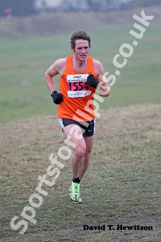 No 1554, Senior Men North East Harrier League, Wrekerton, Gateshead.